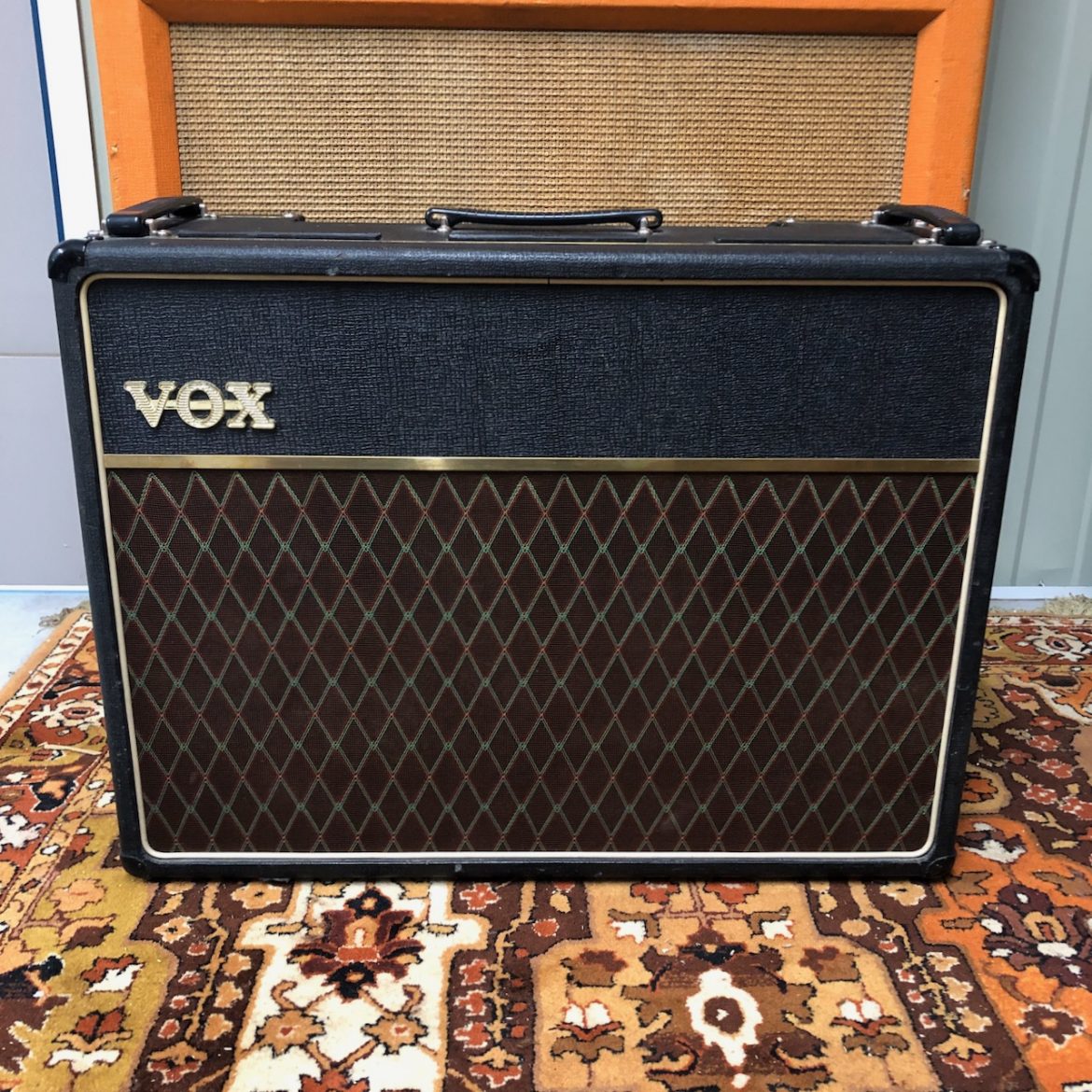 Vintage 1965 Vox AC15 Twin 2x12 Grey JMI Amplifier Combo