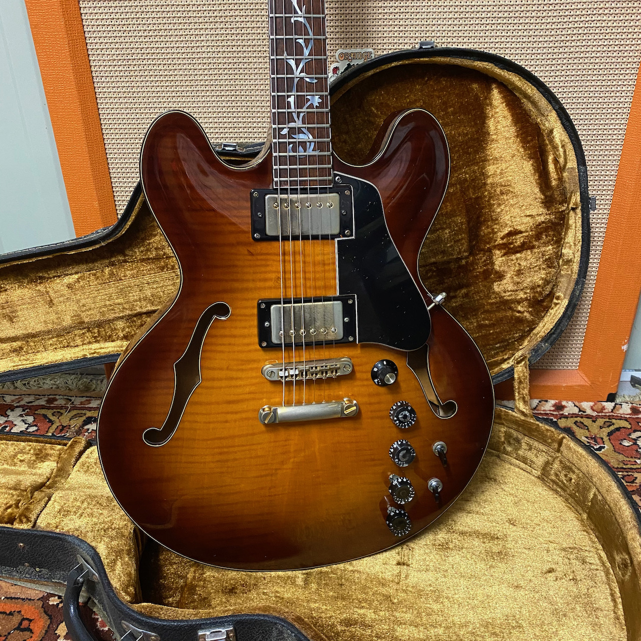 Vintage 1970s Electra MPC X810 Onboard Sunburst Japan Guitar