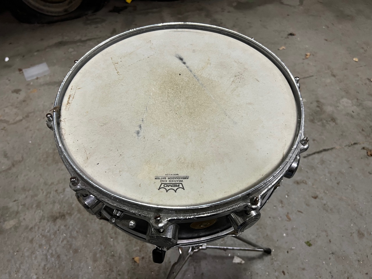 Vintage 1960s Hayman Vibrasonic Blue 14 Snare Drum
