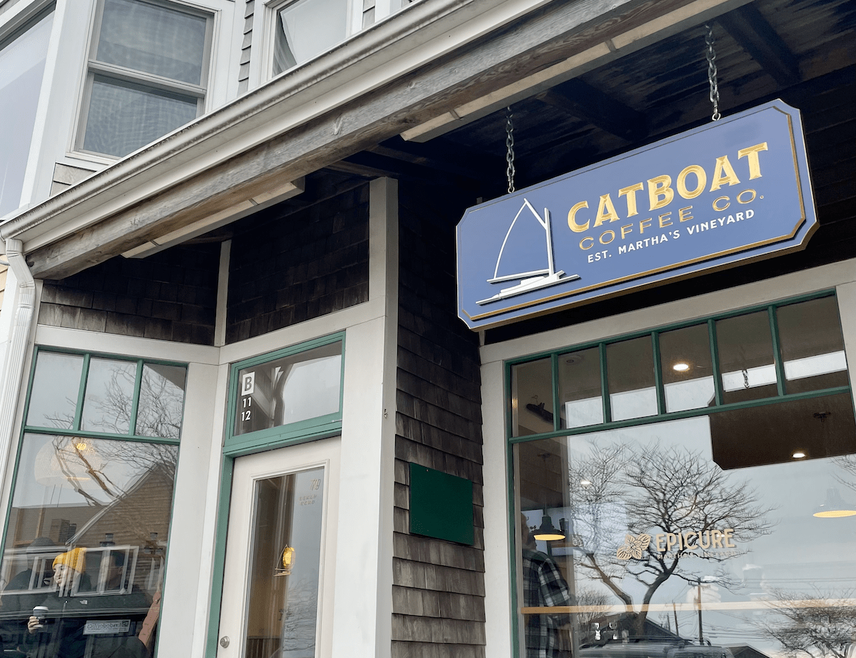 Catboat Coffee Drops Anchor in Vineyard Haven’s Tisbury Marketplace