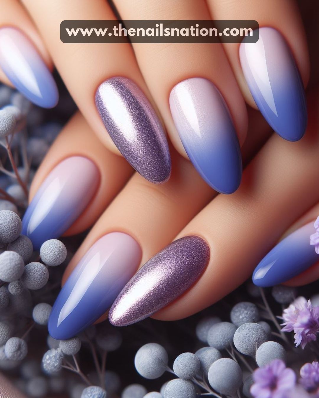 10 Periwinkle Nail Designs To Copy Right Now The Nails Nation