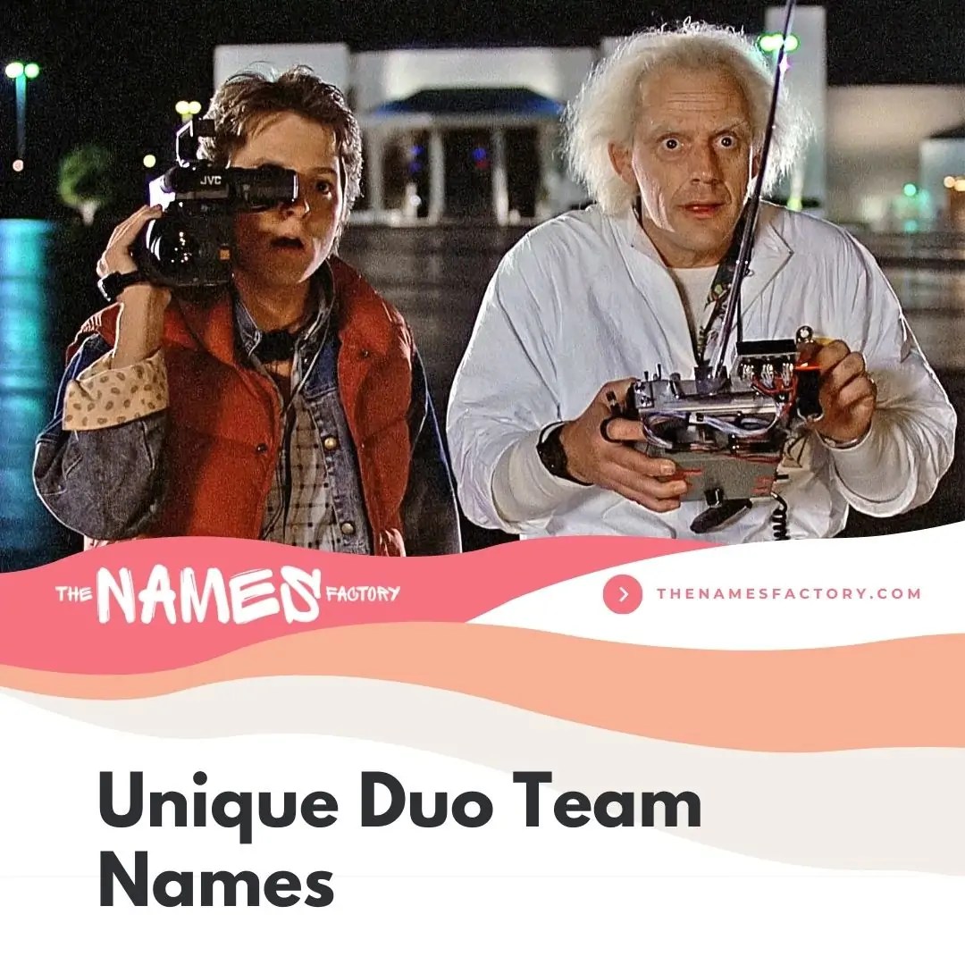 538 Awesome Duo Names for Dynamic Duos