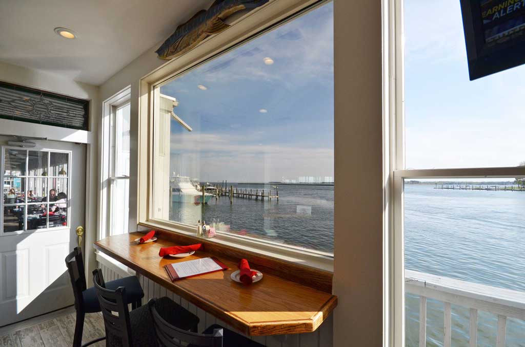 Waterfront view of the Kent Narrows The Narrows Restaurant