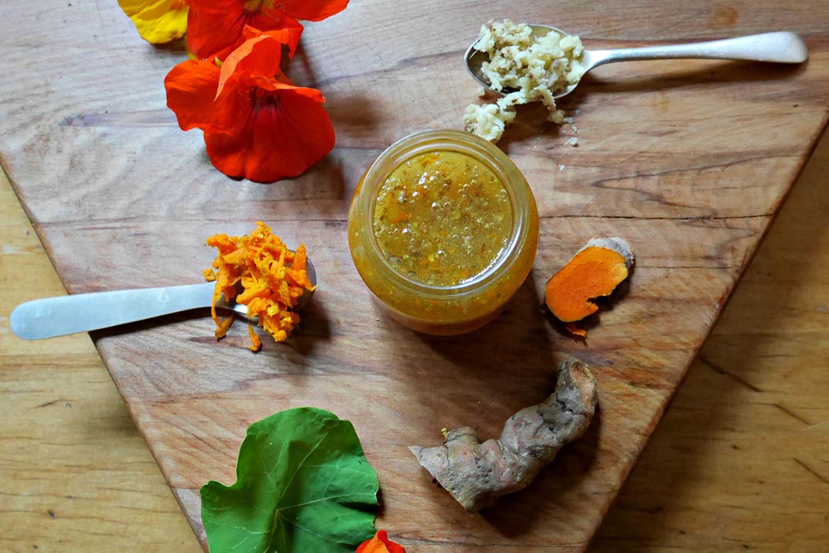 Turmeric honey ginger paste a natural antibiotic The Natural Parent