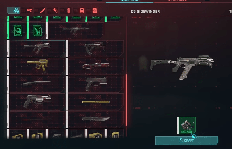 Use Of Crafting Components In Cyberpunk 2.0 The Nature Hero