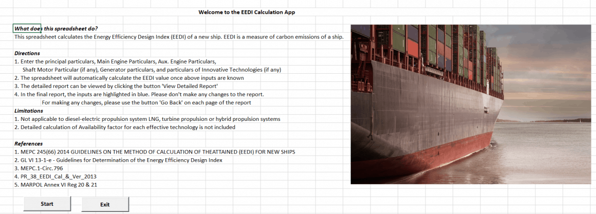 Ship EEDI Calculator TheNavalArch