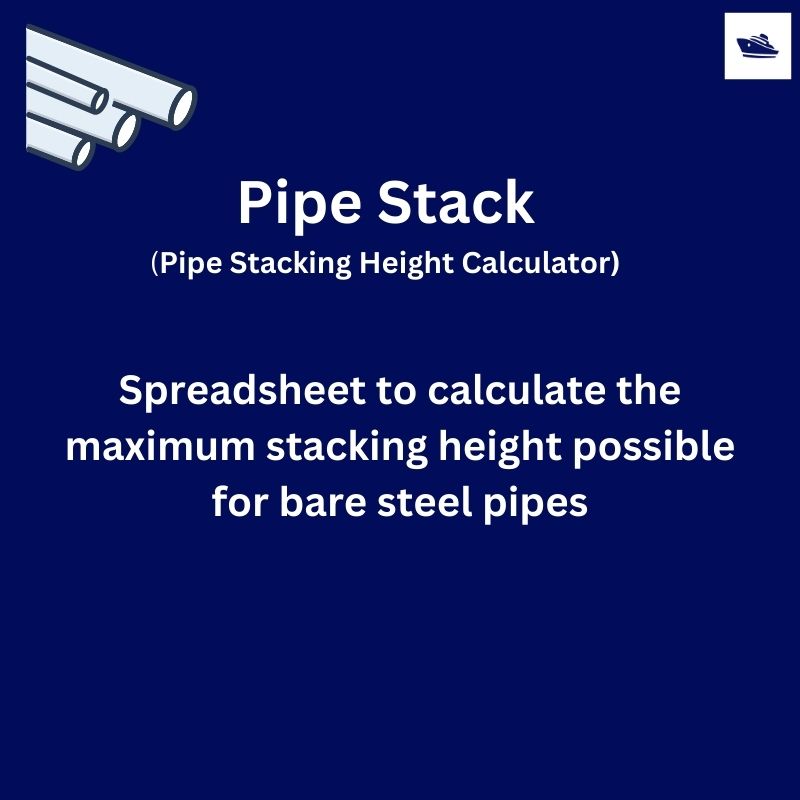 Pipe Stacking Height Calculator (Bare Steel Pipes)
