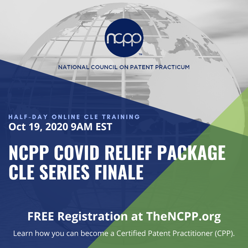 NCPP COVID Relief Package CLE Series Finale National Council on