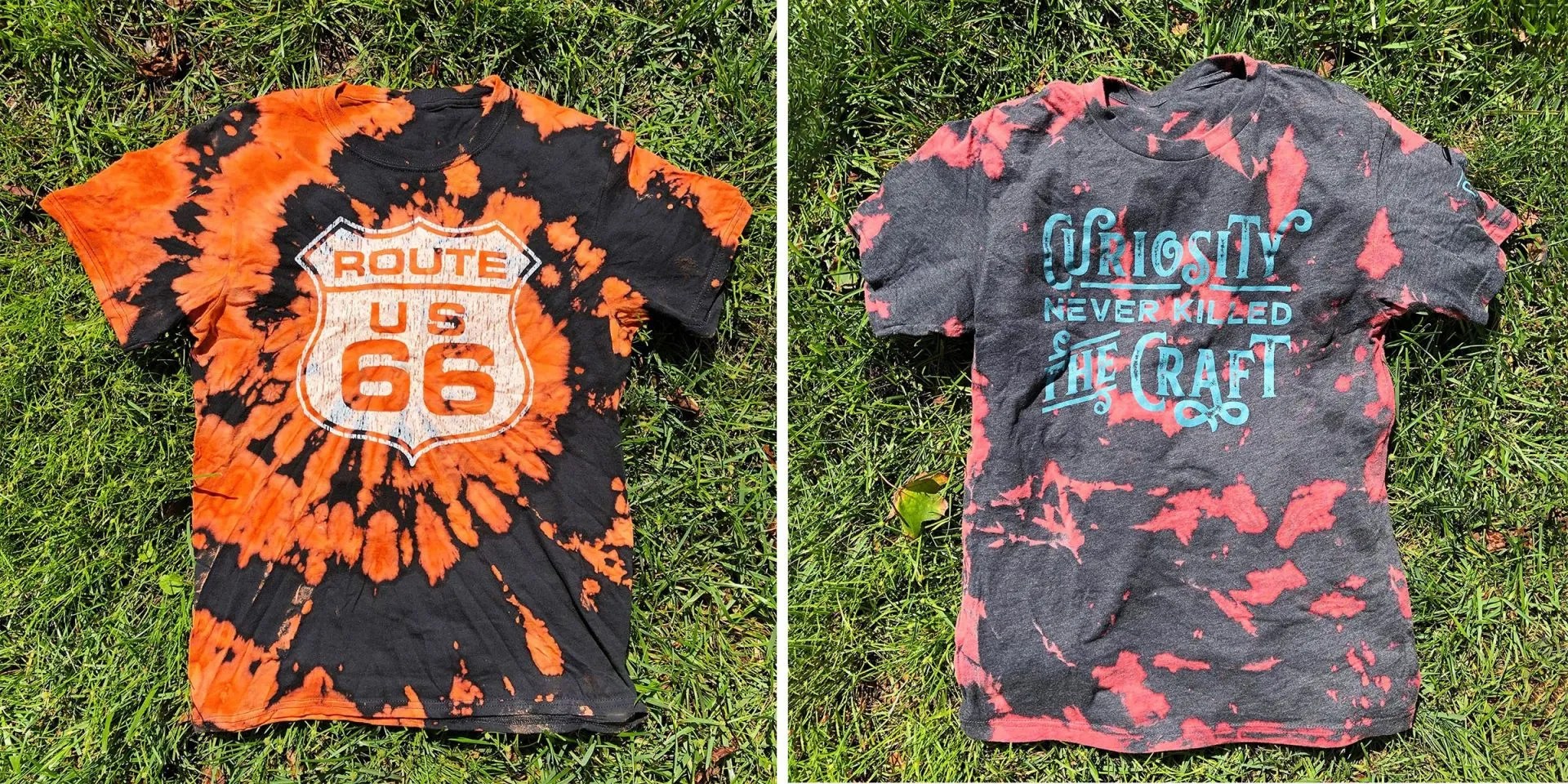 How to Bleach Tie Dye the neon tea party