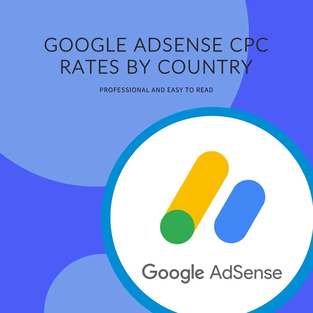 Google AdSense CPC Rates by Country 2024