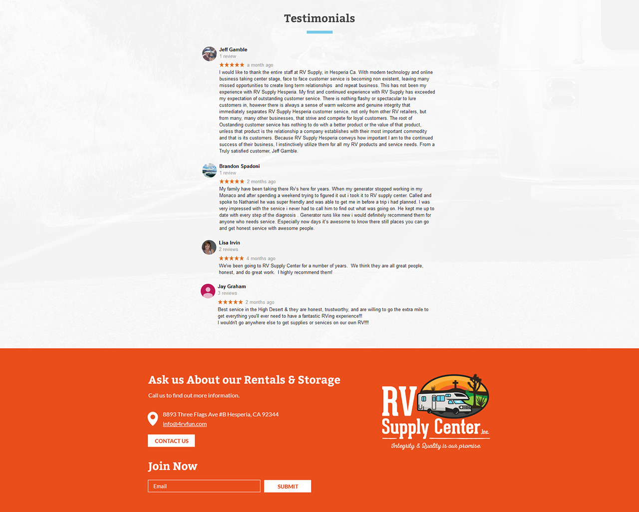 RV Supply Center The NetMen Corp