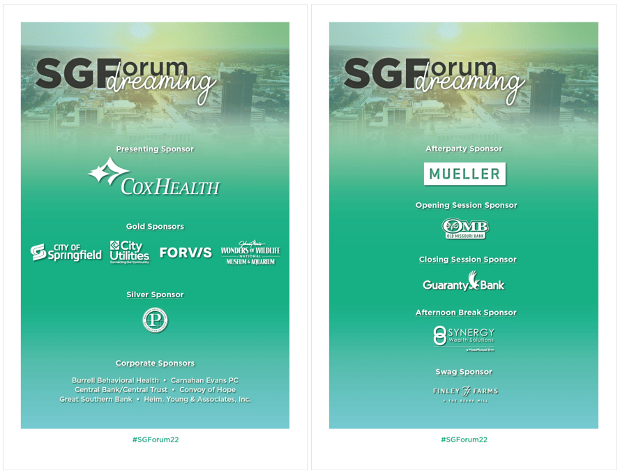 SGForum 2022 Encouraging Springfield YPs to Keep Dreaming The