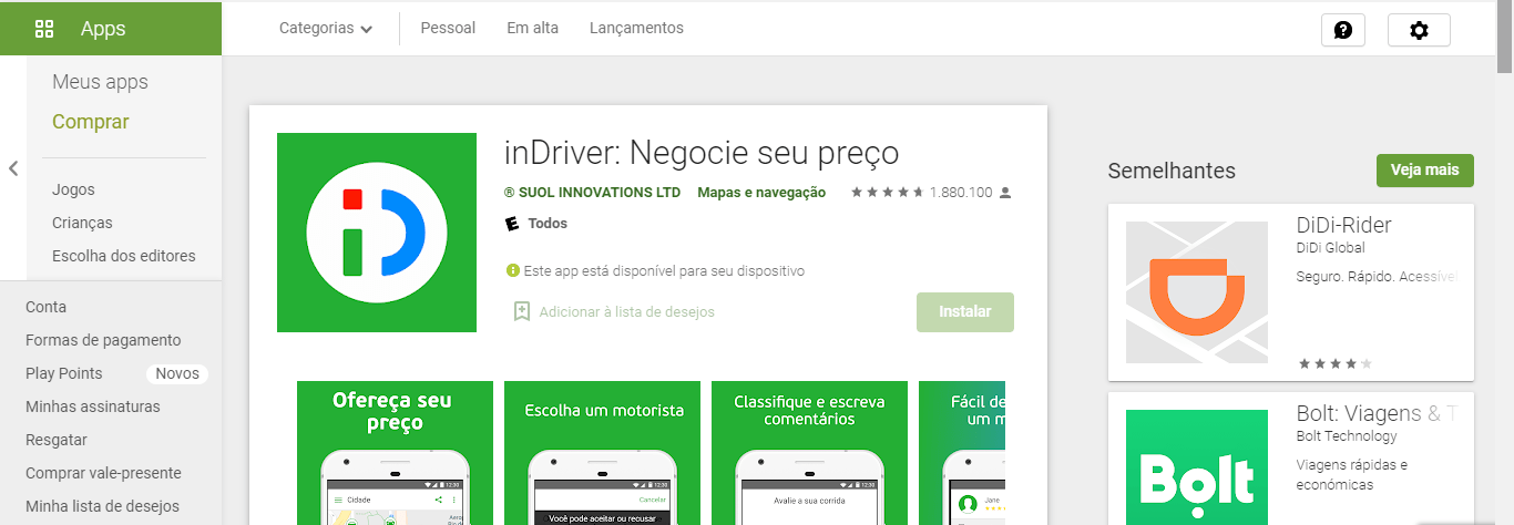 InDriver → Como Funciona? Baixar Aplicativo de Carona e Fazer Cadastro