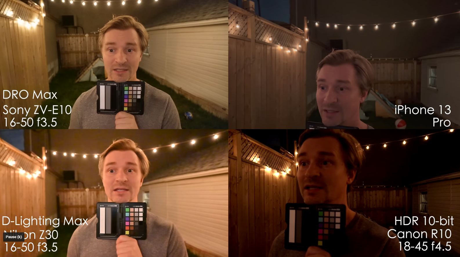 Canon R10 vs Sony ZVE10 vs Nikon Z30 Low Light Test « NEW CAMERA