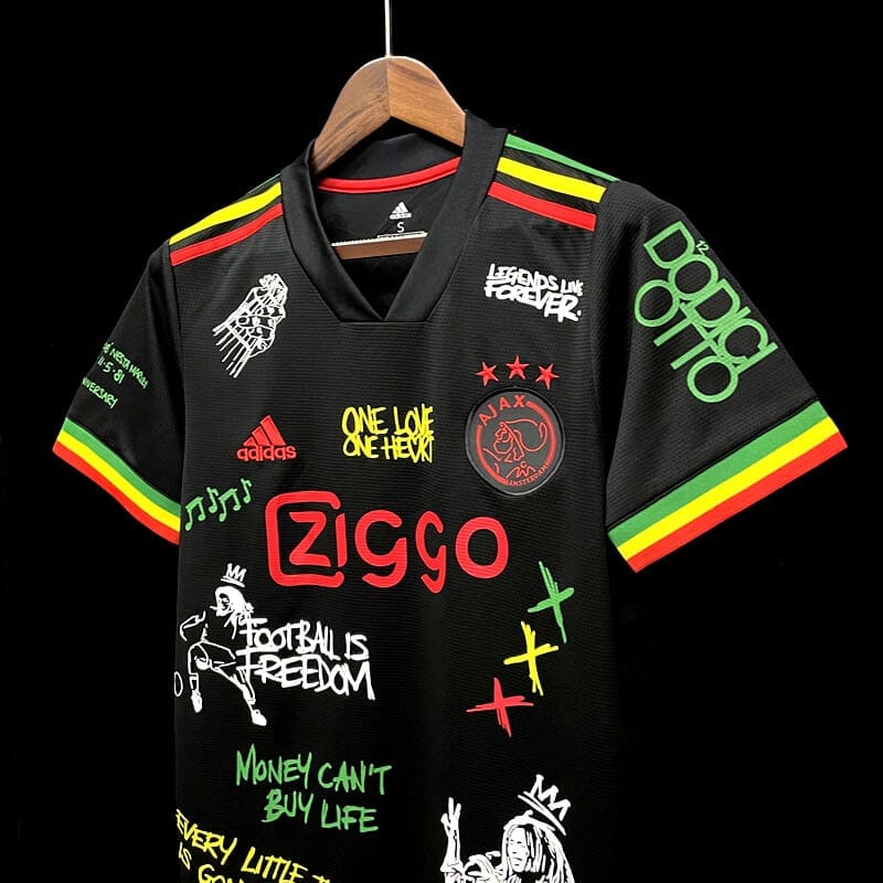The Newkits Buy Ajax 21/22 Bob Marley Limited Edition Football Jersey