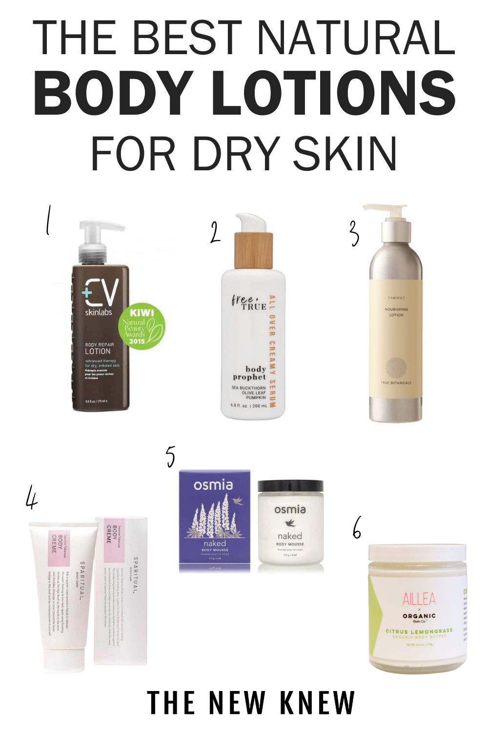 2024 Review 6 Best Natural Body Lotions for Dry Skin The New Knew