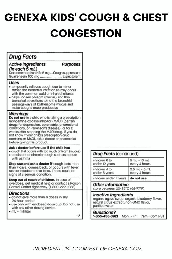 Clean Alternatives to Children’s Tylenol Genexa Review The New Knew