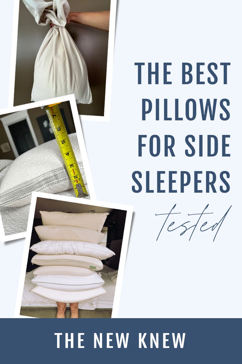 The Best Pillow for Side Sleepers (Pros & Cons) The New Knew