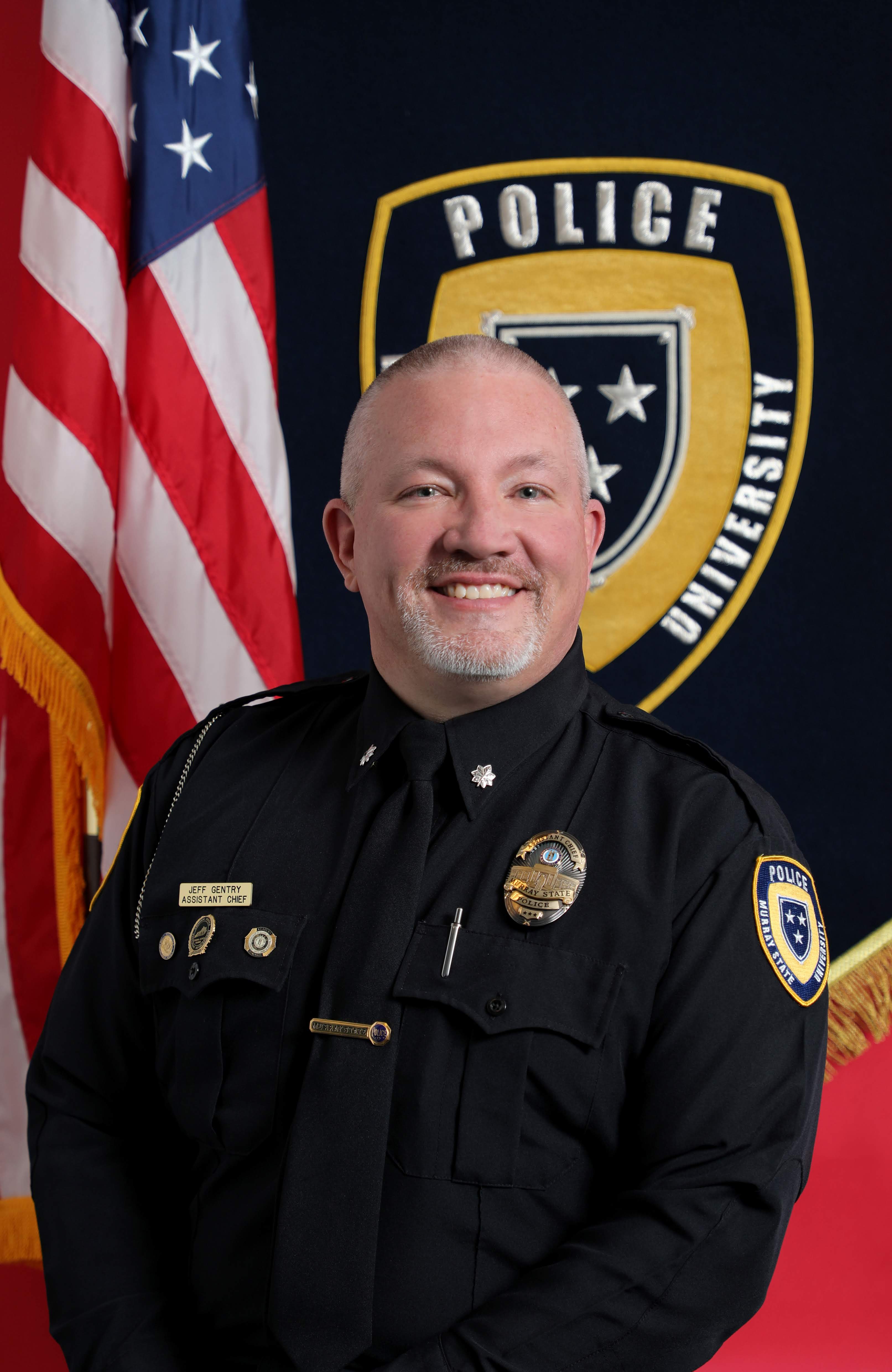 Officer Jeff Gentry accepts Interim Chief position, addresses students
