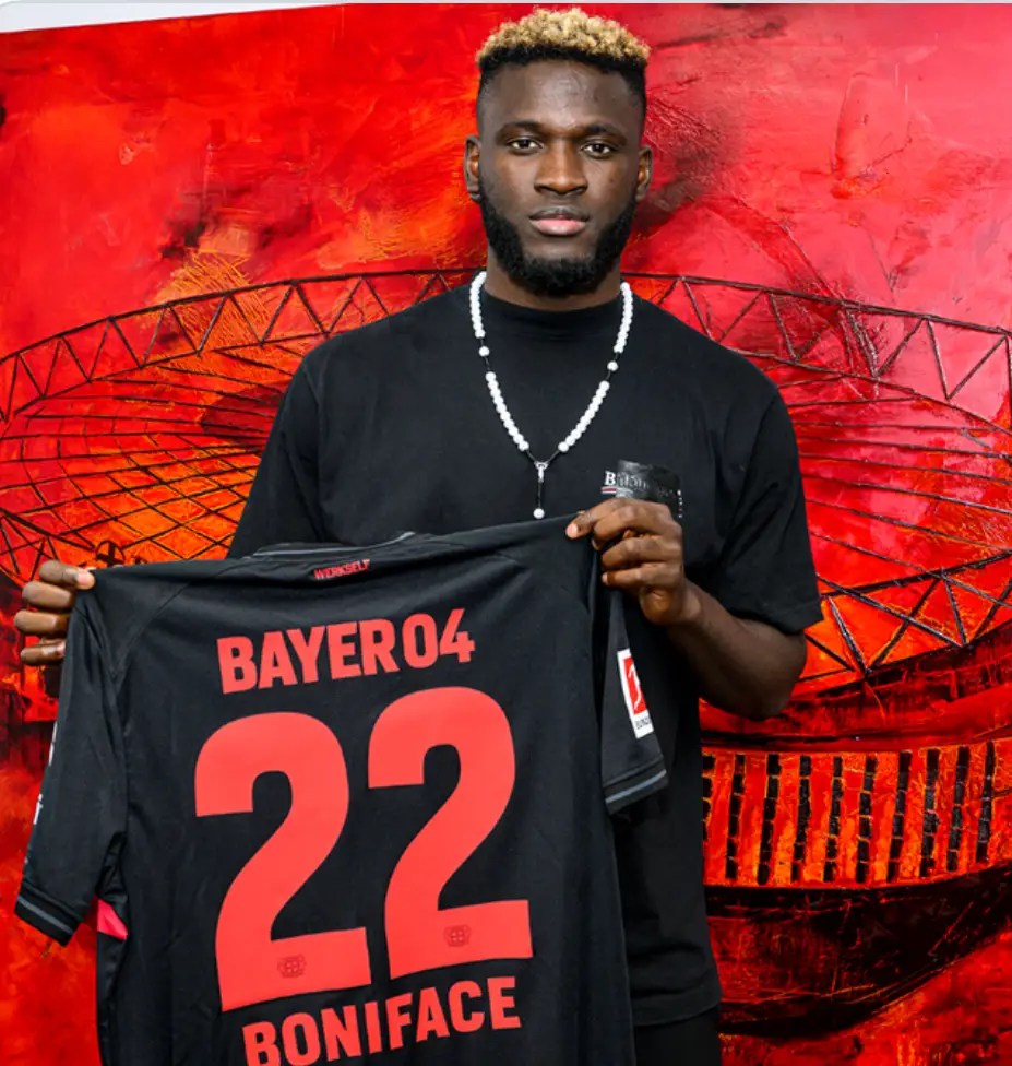 Bundesliga Onform Nigerian striker, Boniface scores brace in