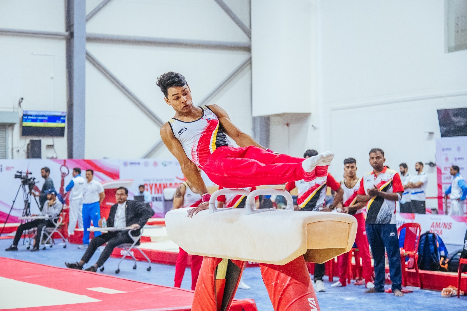 Odisha Gymnast Rakesh Patra Shines in National Artistic Gymnastics