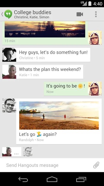 Android Sms And Google Hangouts Merged For Mac