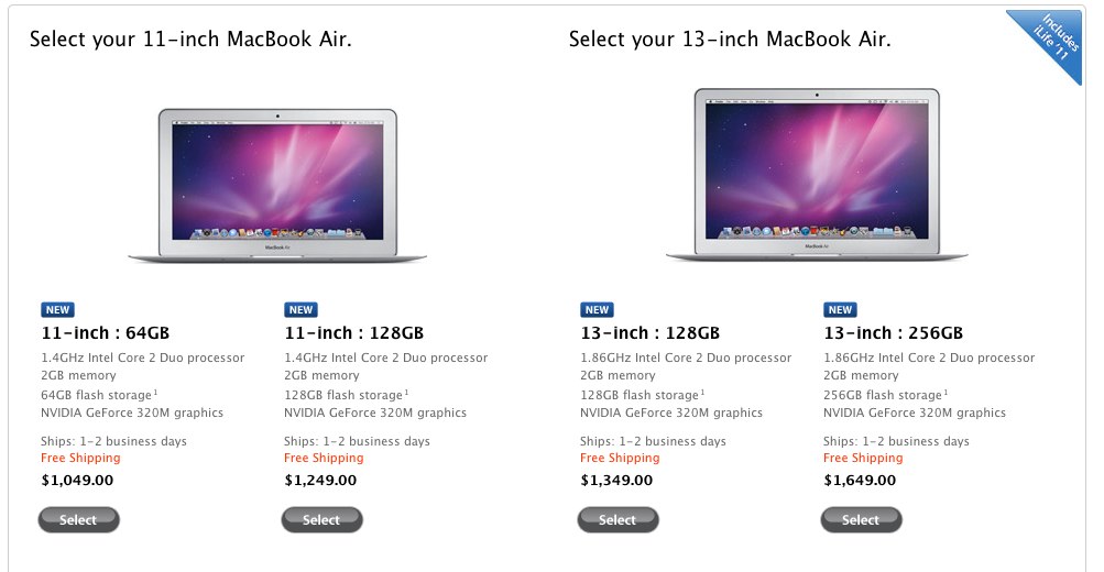 Canadian Prices on New MacBook Airs 10491649 (50 more)