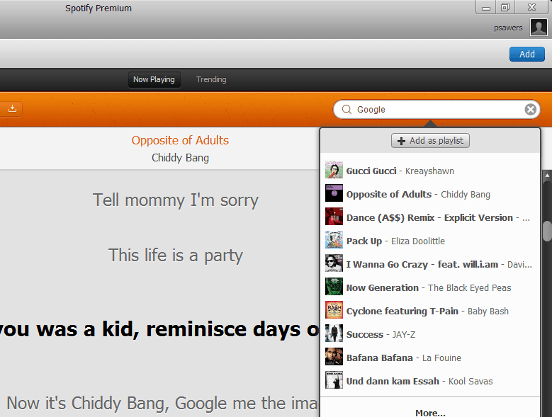 MusiXmatch Spotify App Build Playlists Around Lyrics
