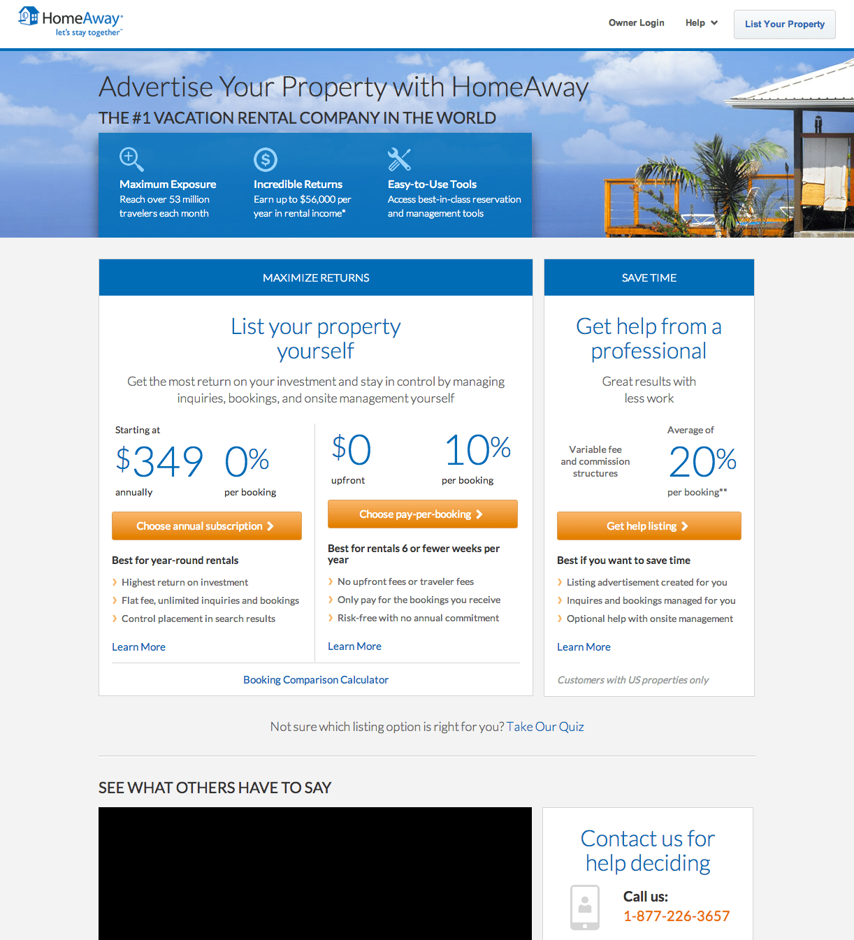 HomeAway Launches New Payment Model