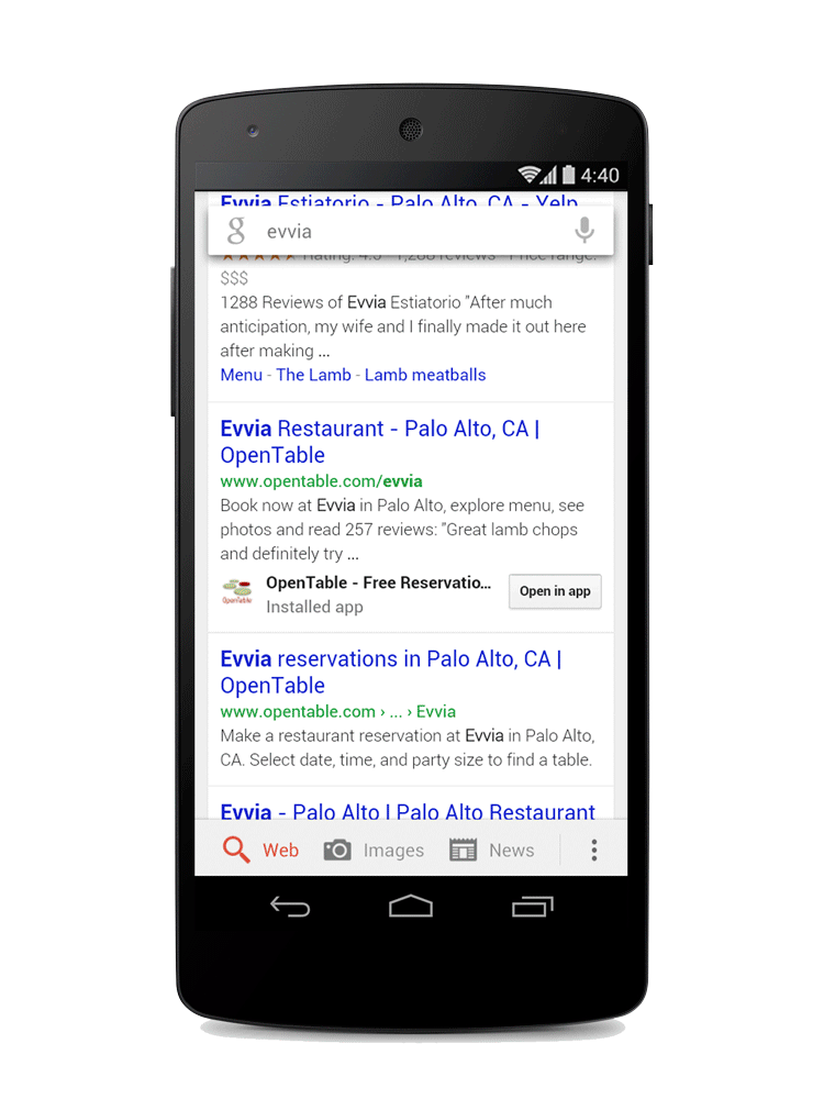 Google Search for Android Now Includes App Listings