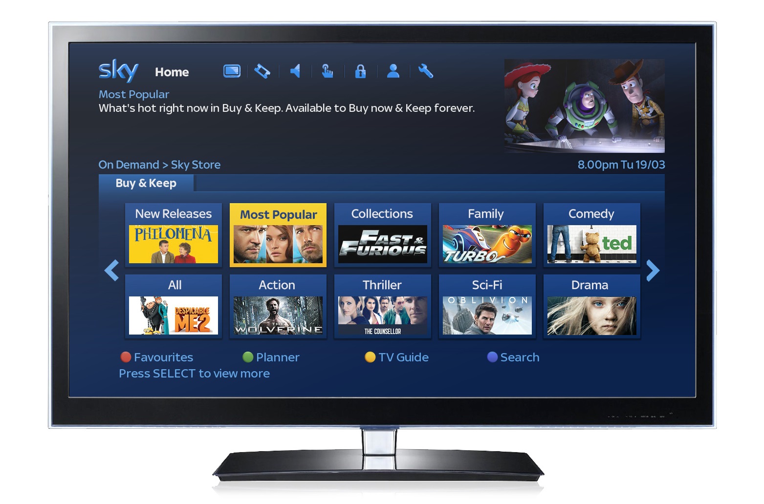 Sky Launches Buy & Keep Movie Download Service