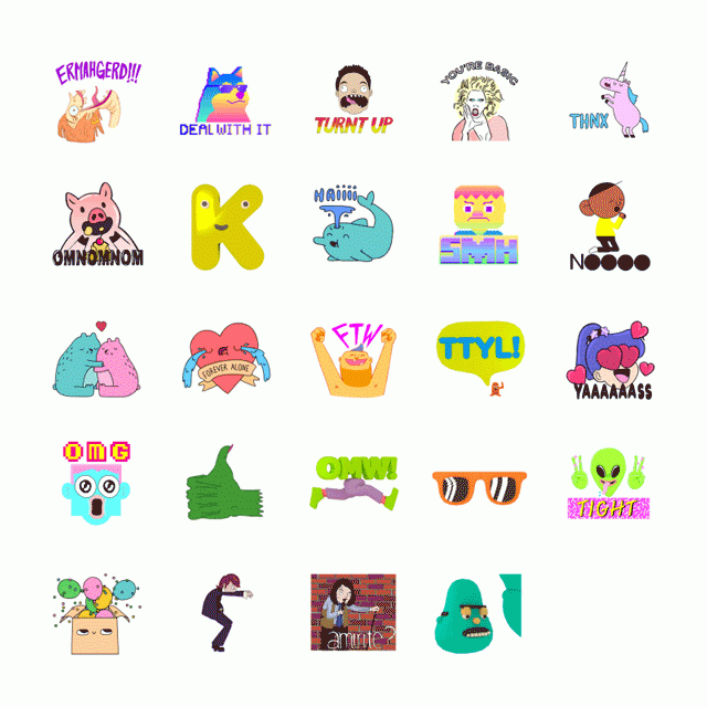 Giphy and LINE Launch a Mad New Animated Sticker Pack