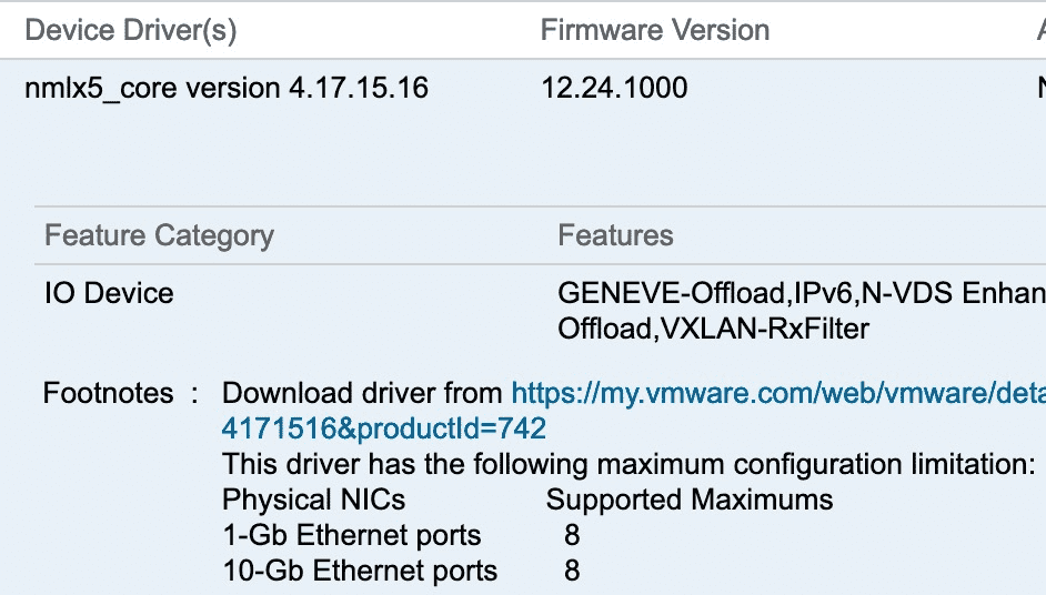 Selecting a supported network interface card for VMware vSAN? VMware