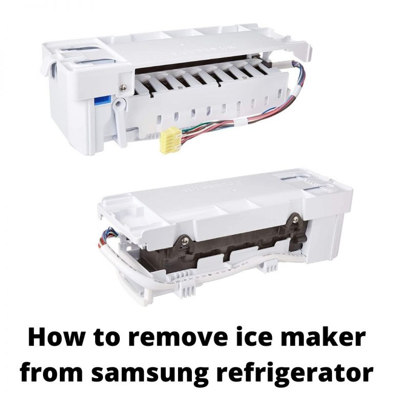 How To Remove Ice Maker From Samsung Refrigerator The Nifty House