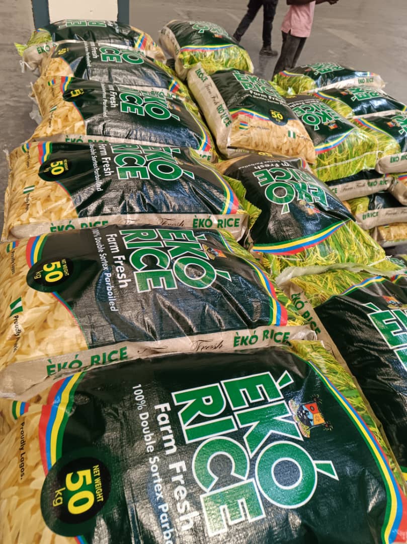 Eko Rice Largest Rice Mill In Nigeria Begins "Bagging" In Lagos The
