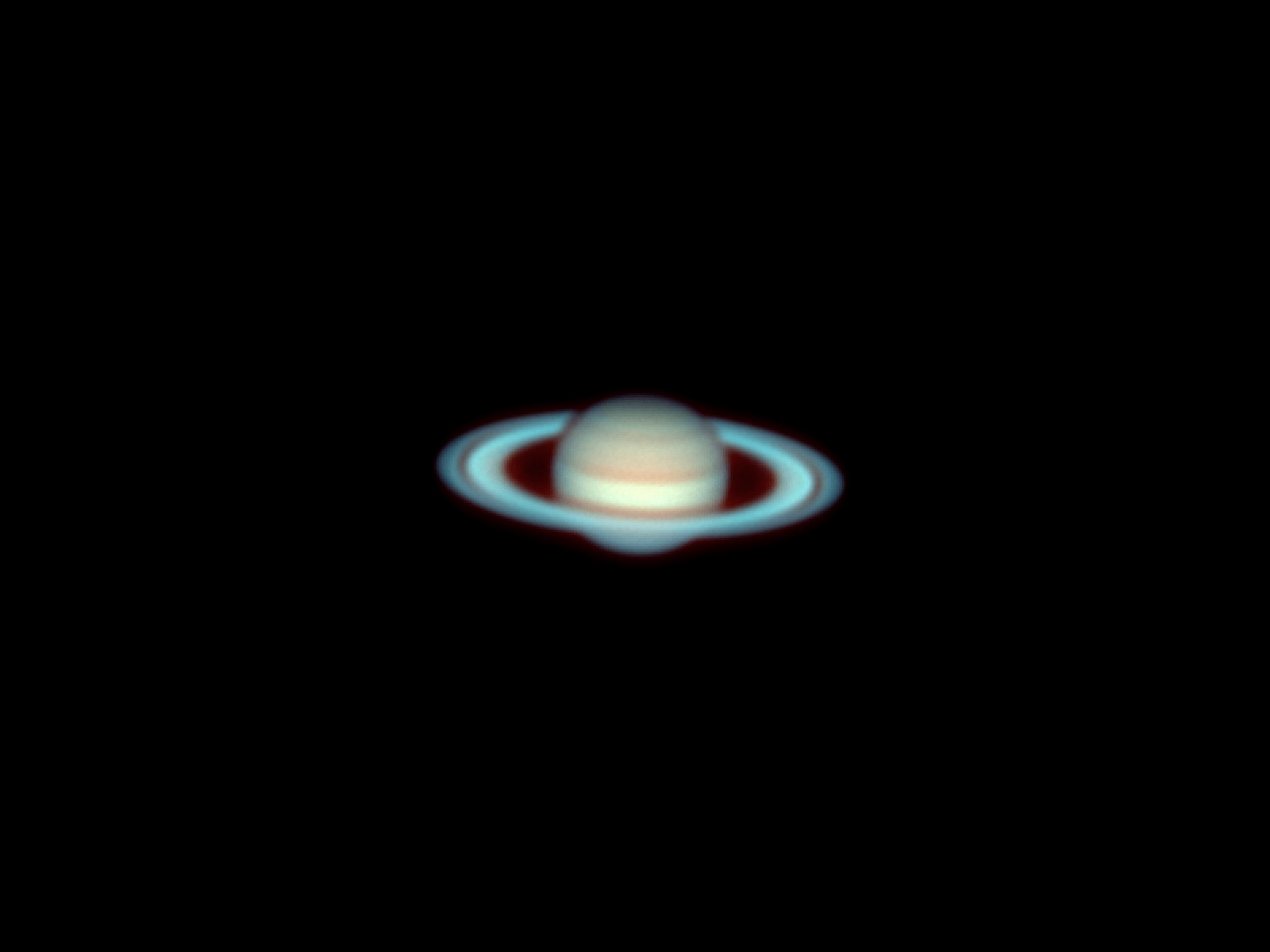 Saturn Through Telescope