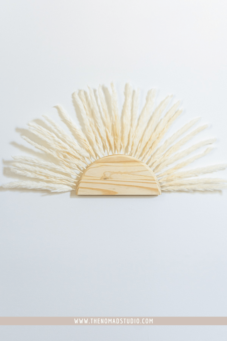 Pampas Sun Boho Decor The Nomad Studio