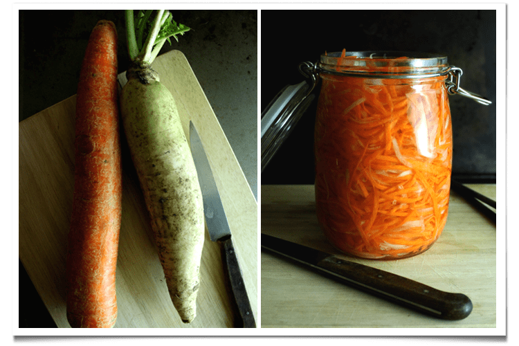 Pickled Carrots and Daikon The Noshing Bride An Asian Inspired Food