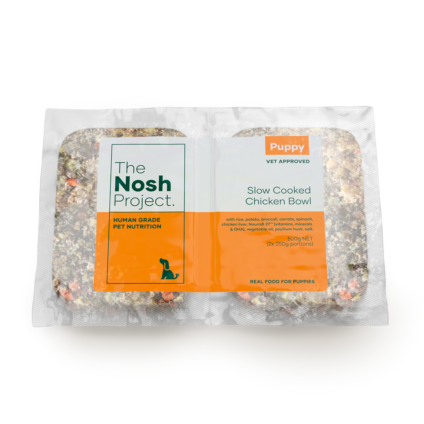 Slow Cooked Chicken Bowl for Puppies The Nosh Project