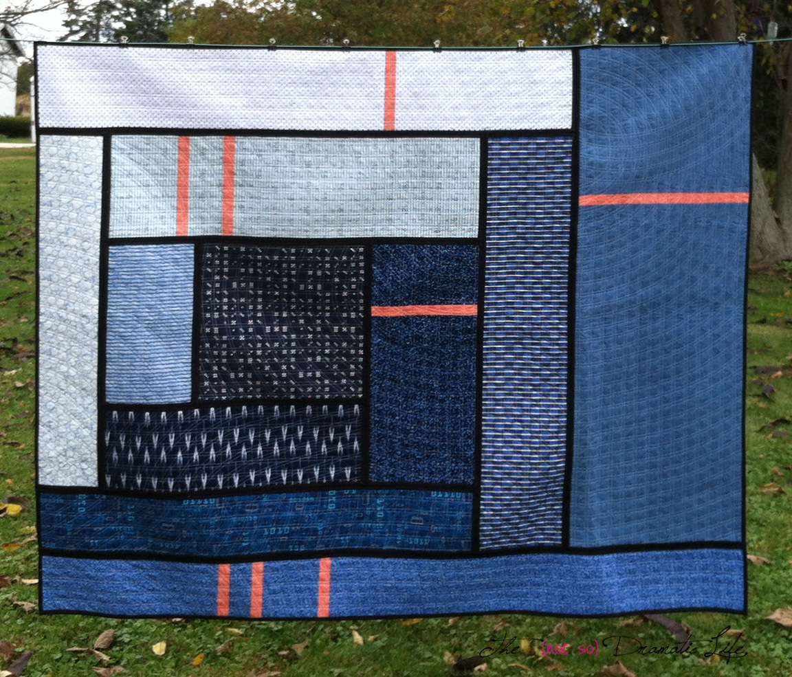 Modern Log Cabin Quilt The (not so) Dramatic Life