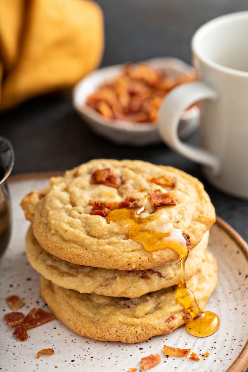 Maple Bacon Maple Bacon Pancake Cookies The Novice Chef