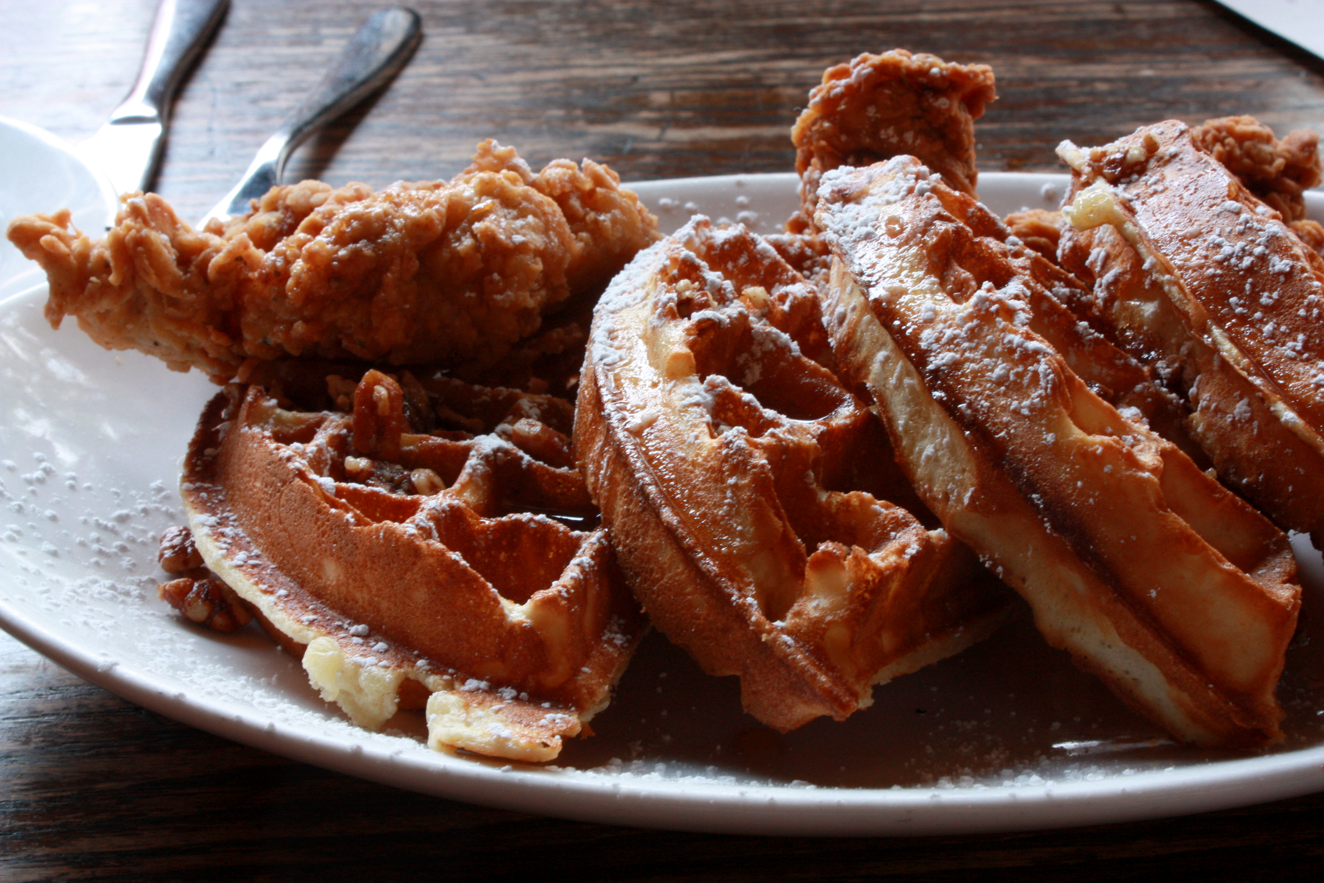 chicken n’ waffles The Novice Nosher
