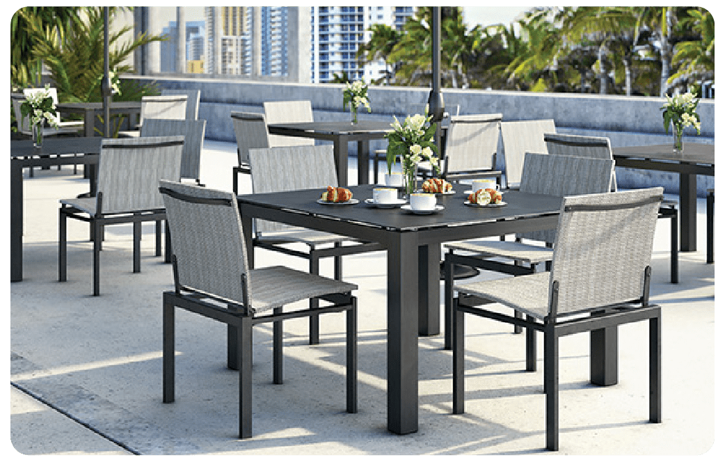 Outdoor Commercial Furniture Thentic