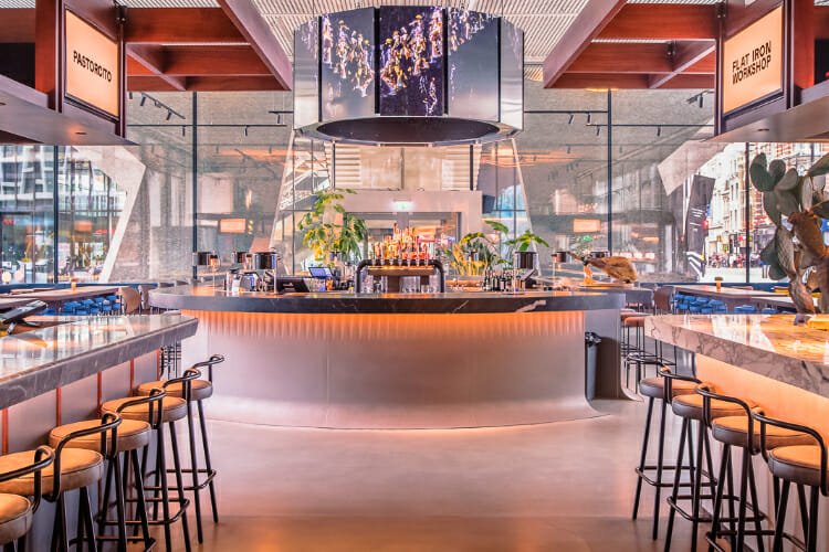 Arcade Food Theatre A lavish dining hall at Centre Point