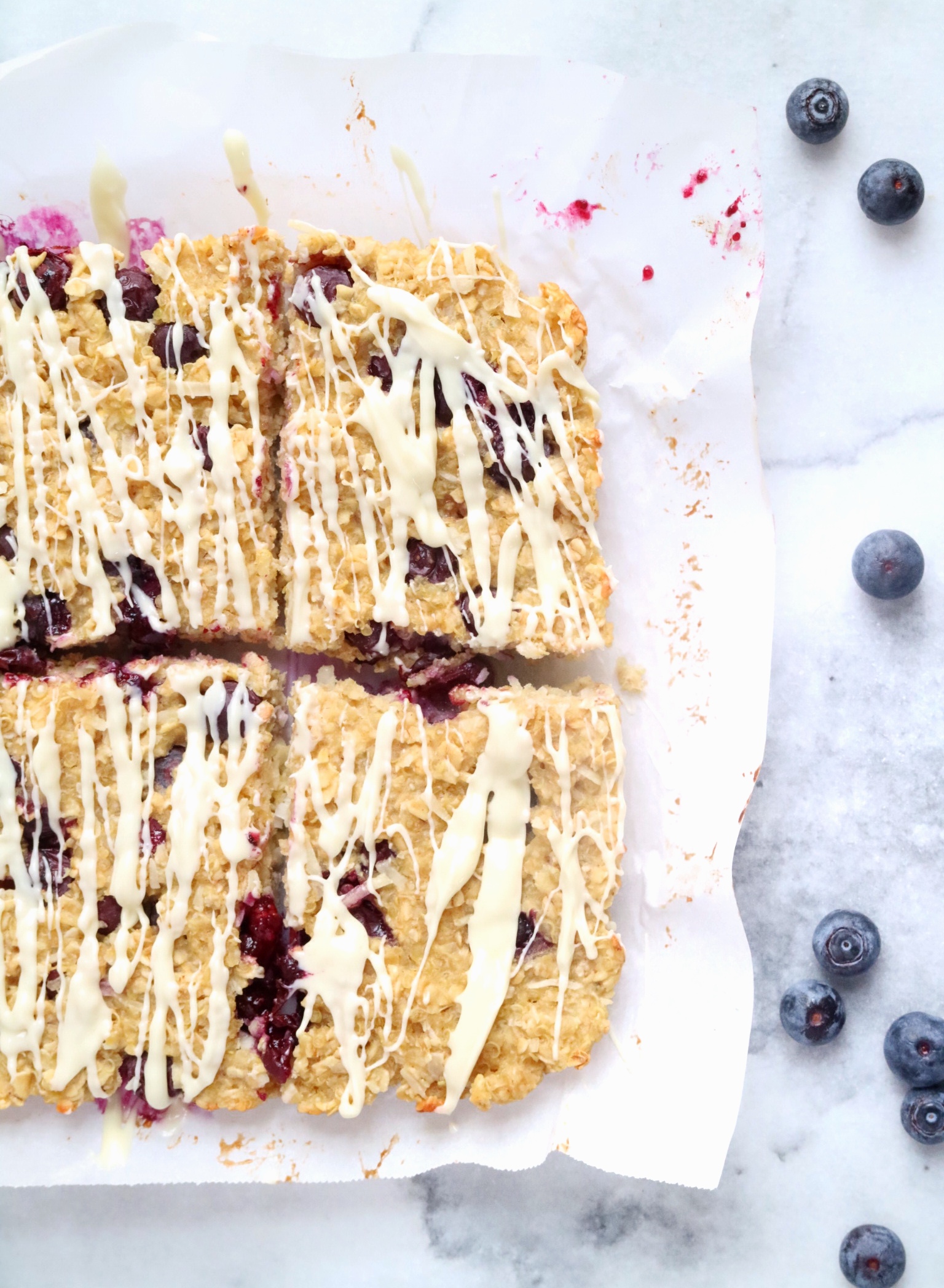 Lemon Blueberry Quinoa Breakfast Bars The Nutrition Adventure