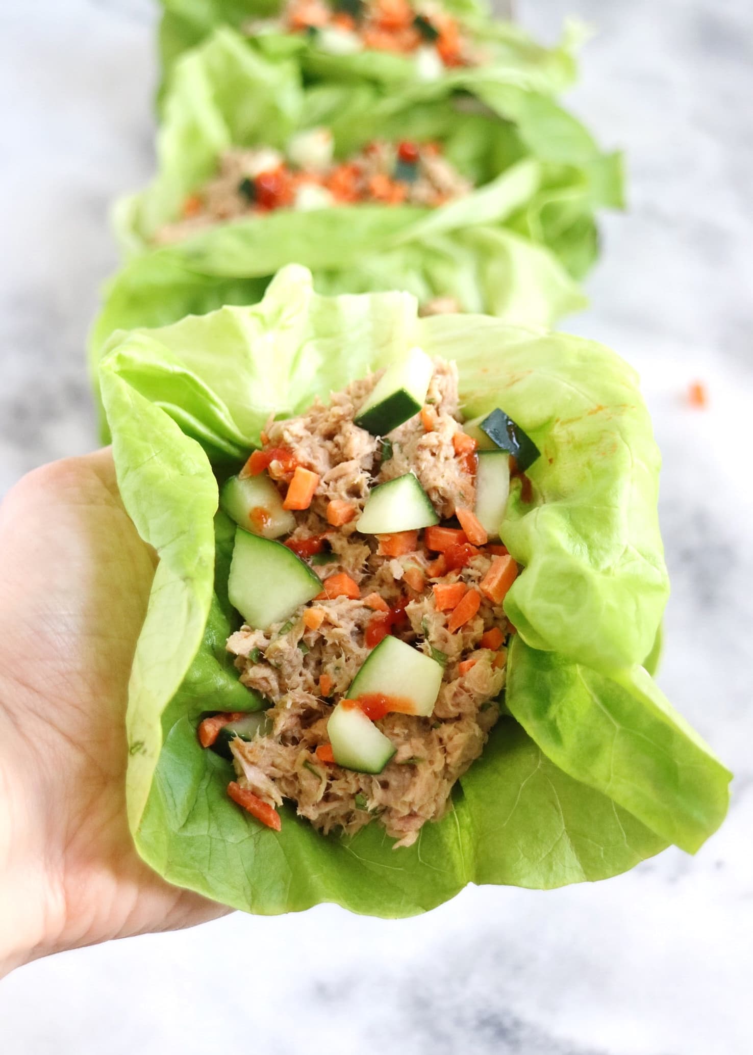 Zesty Tuna Lettuce Wraps » The Nutrition Adventure