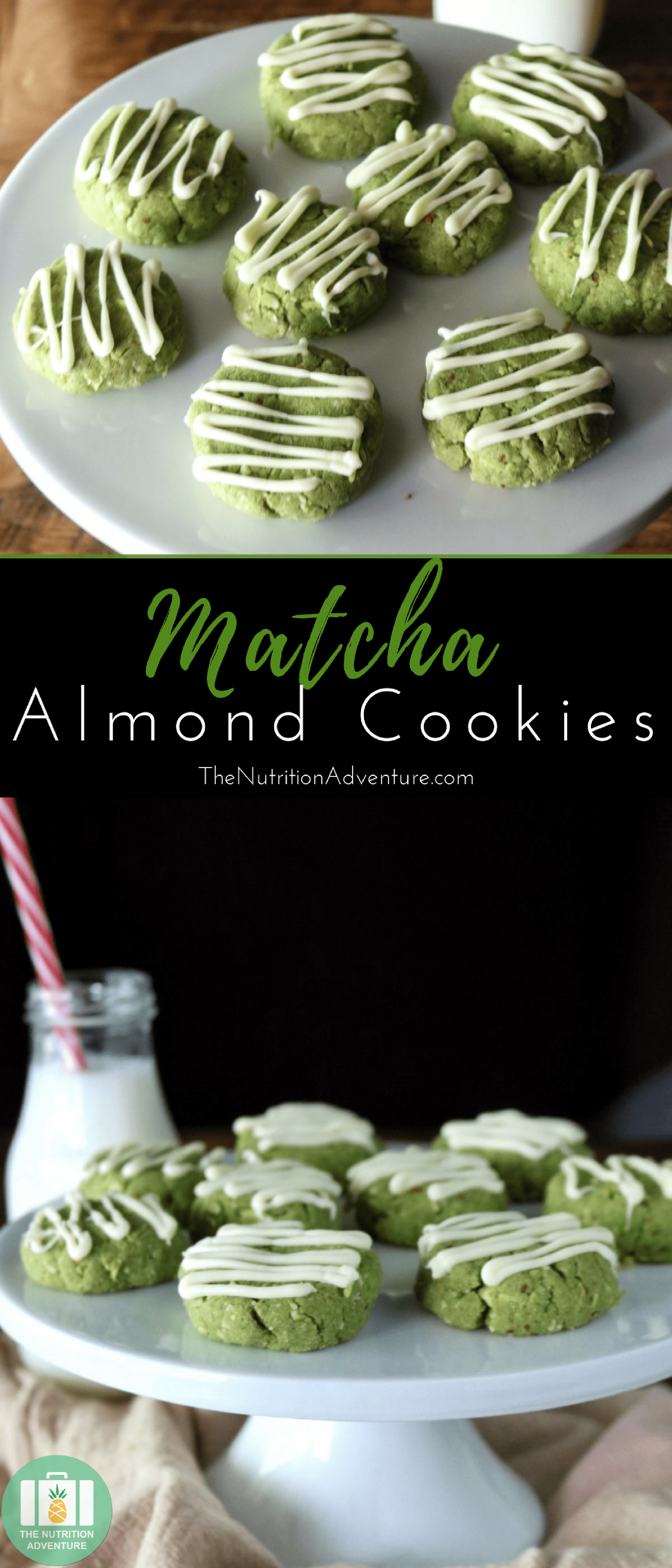 Matcha Almond Cookies The Nutrition Adventure