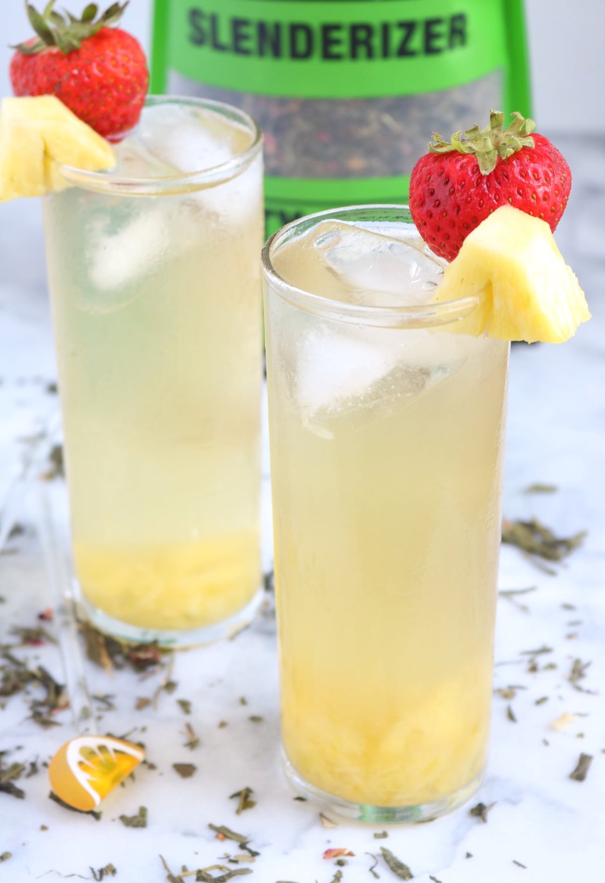 Fruity Green Tea Spritzer » The Nutrition Adventure