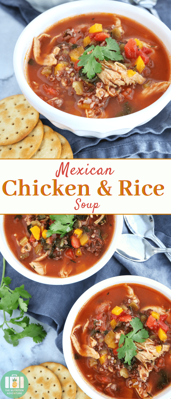 Mexican Chicken & Rice Soup » The Nutrition Adventure