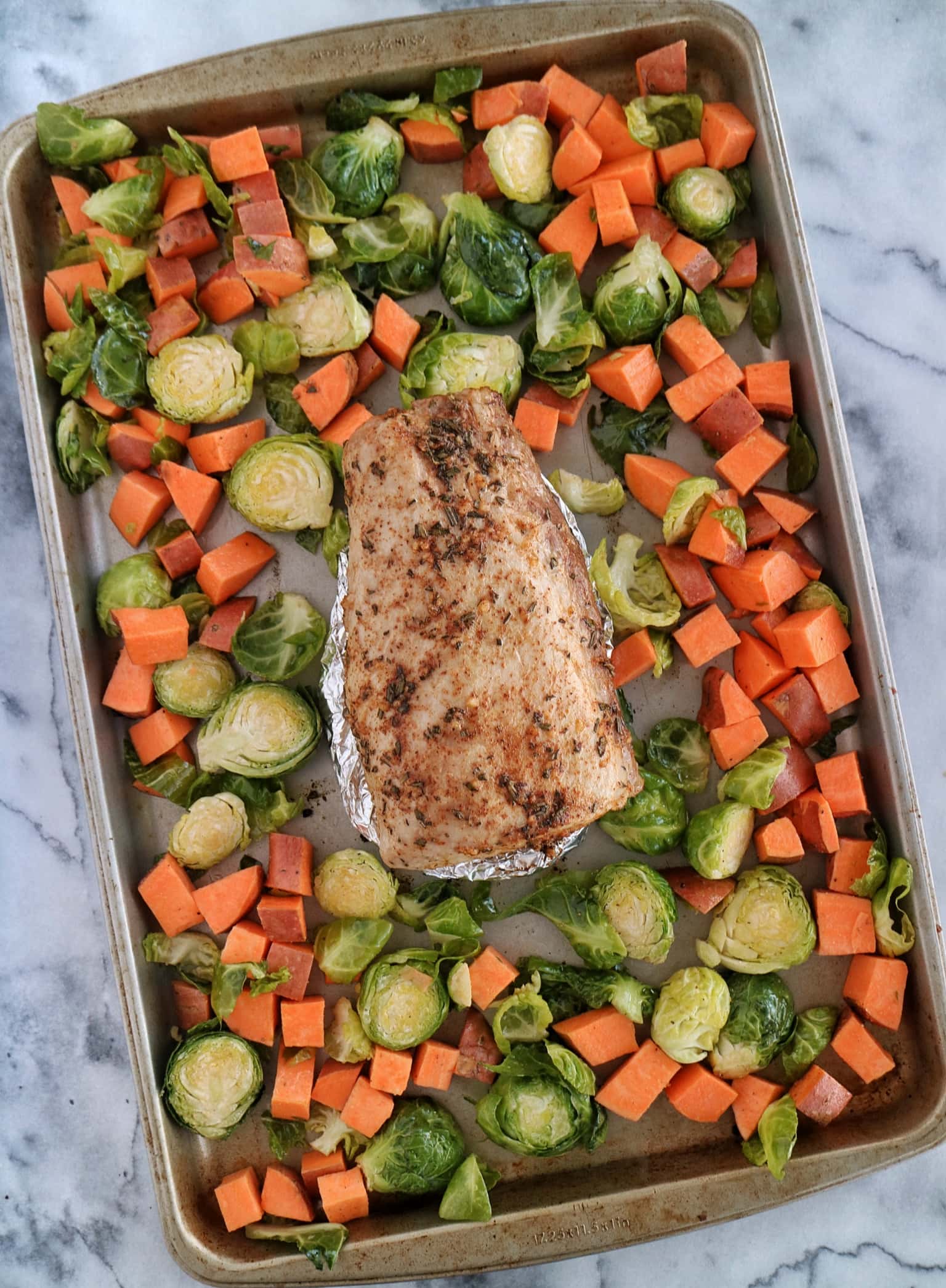Sheet Pan Pork Roast & Vegetables The Nutrition Adventure